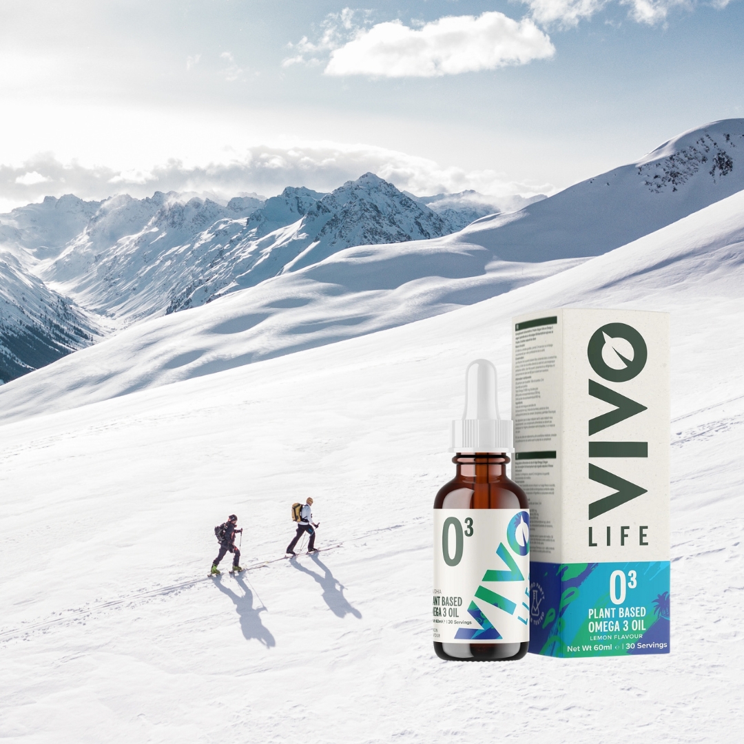 omega 3 vegetal huile algue vivo life o3 comment s alimenter en montagne pour le ski