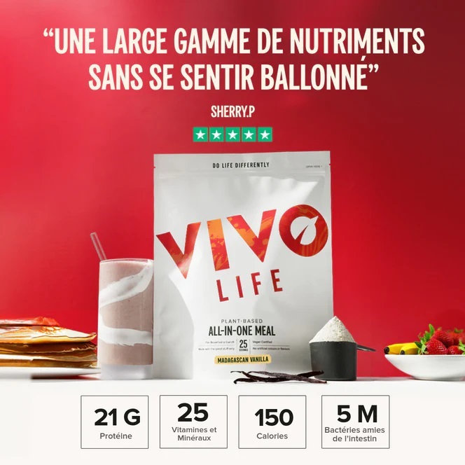 repas complet bio all in one meal vivo life