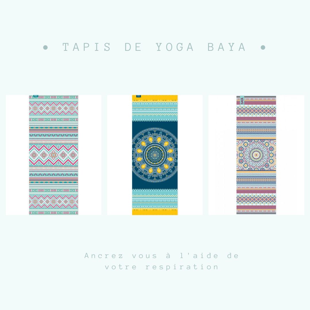 tapis de yoga Baya pour ancrer la respiration