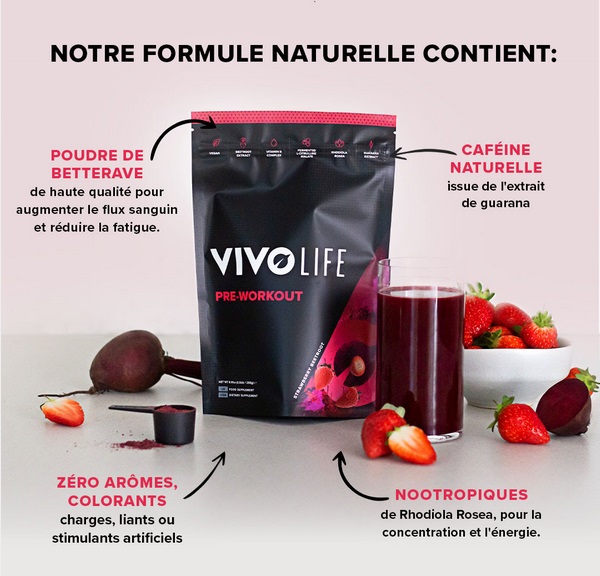 vivo life pre workout betterave